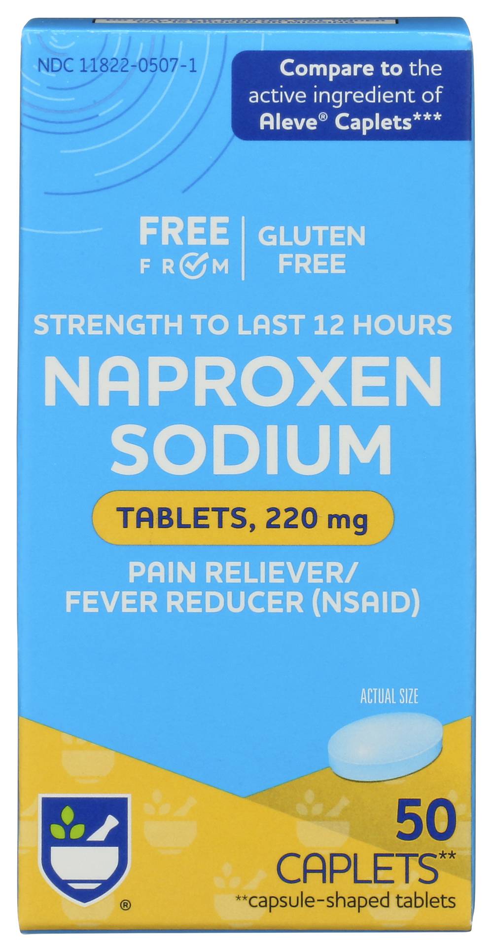Rite Aid Naproxen Sodium 220mg Caplets