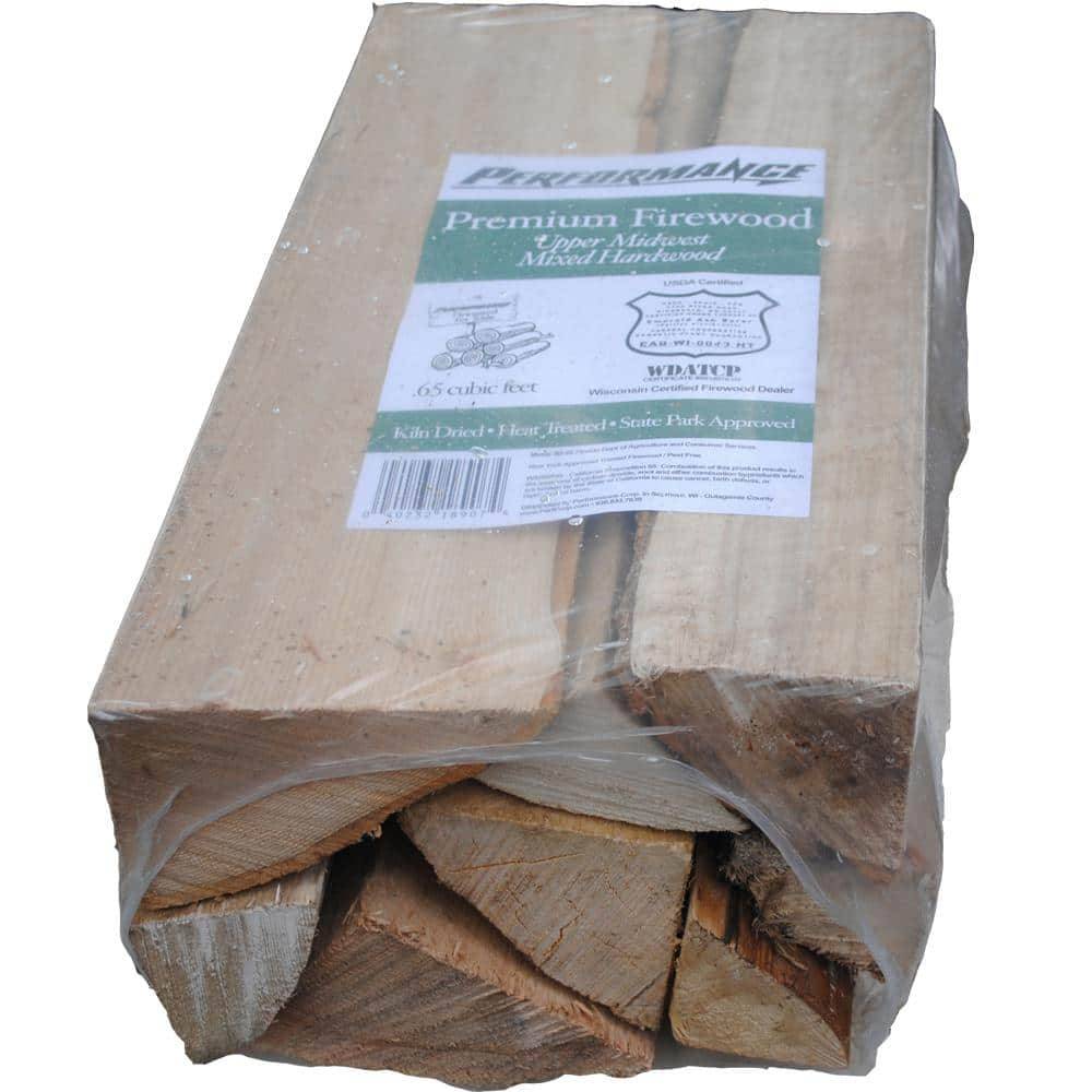 Performance Premium Firewood Upper Midwest Mixed Hardwood, 0.65 cu. ft.