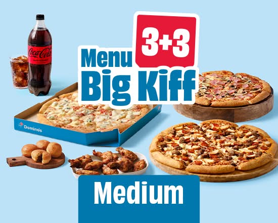 3 🍕 + 2🍟 + 1🥤 au choix (taille M)