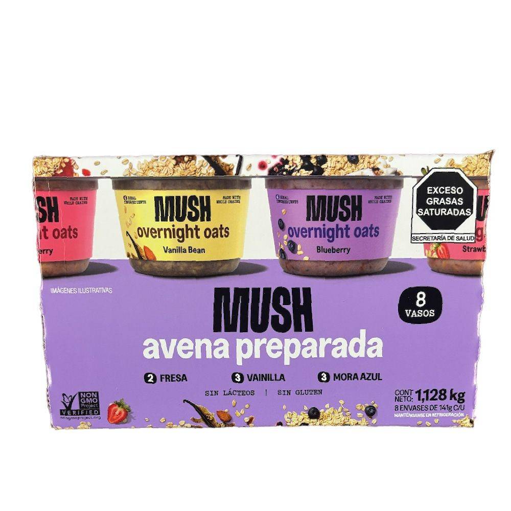 Mush avena preparada (8 pack, 141 g)