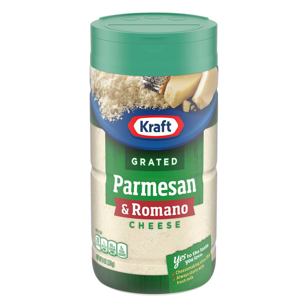 Kraft Grated Parmesan & Roman Cheese (8 oz)