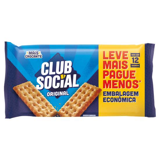 Club social biscoito salgado original (288 g)