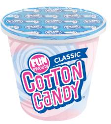 Fun Sweets - Classic Cotton Candy Can, 1.5oz - 12 ct (1X12|1 Unit per Case)