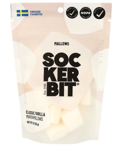 Sockerbit Swedish Candy Vanilla Bean Swedish Favorites Marshmallows
