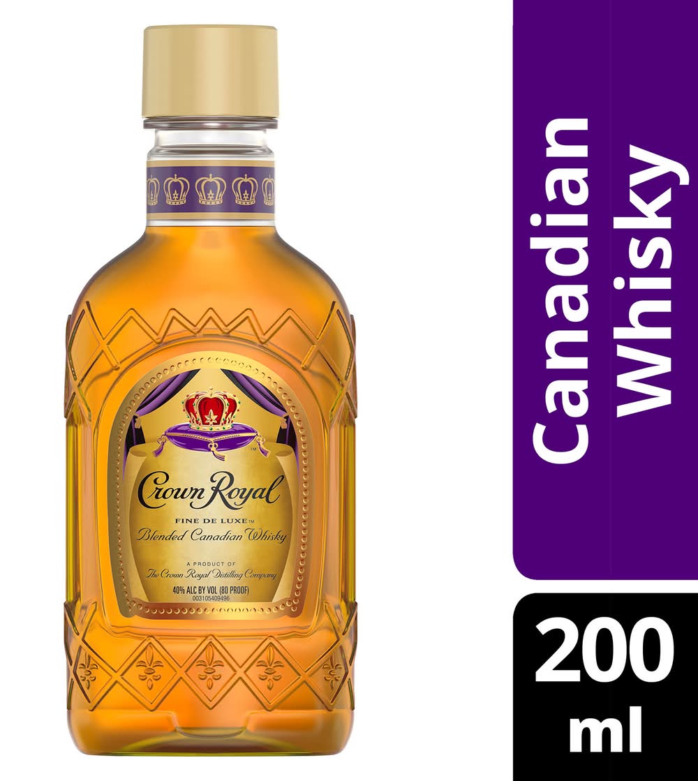 Crown Royal Fine De Luxe Blended Canadian Whisky (200 ml)