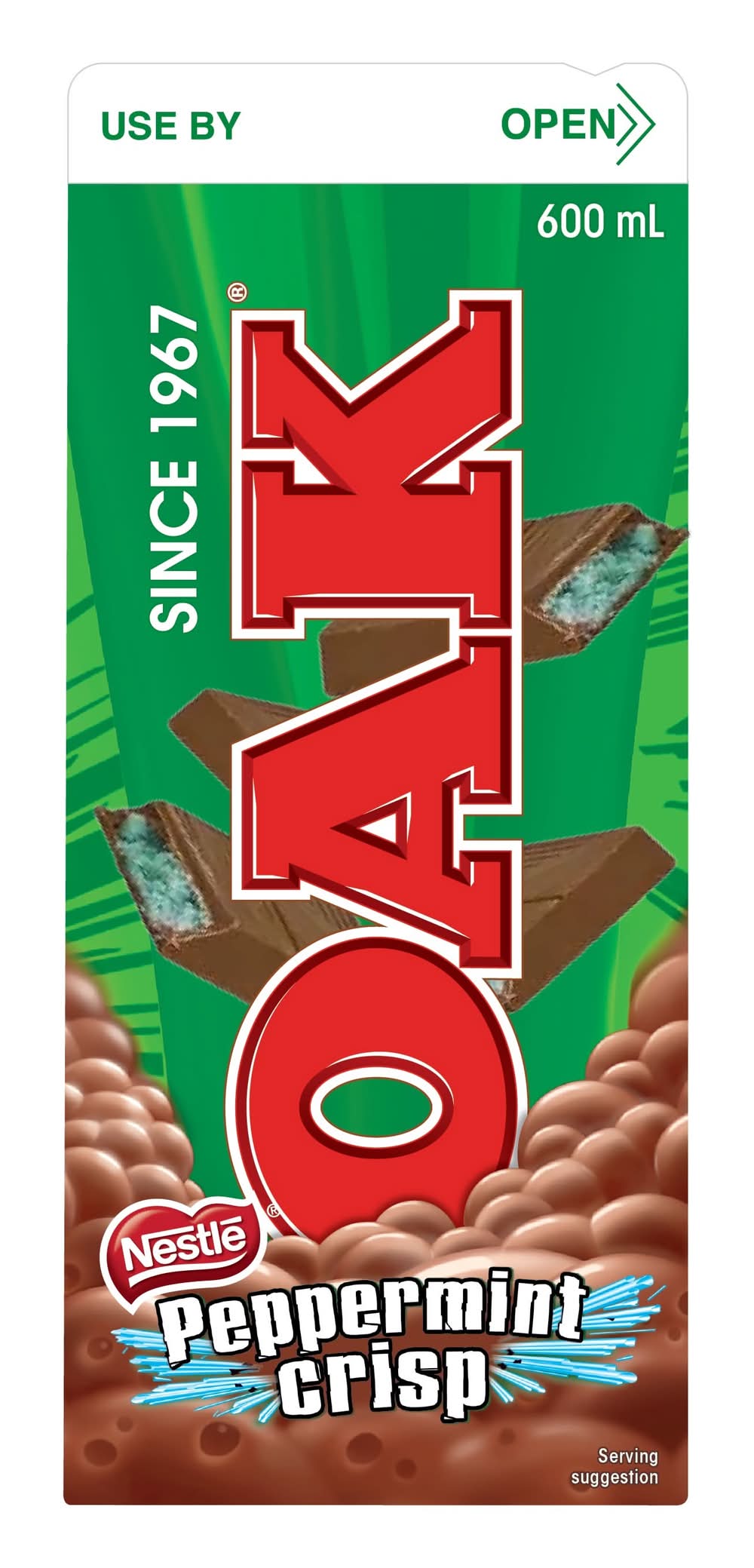 Oak Peppermint Crisp Flavoured Milk 600ml