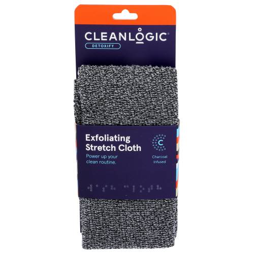 Cleanlogic Body Care Detoxify Exfoliating Stretch Cloth