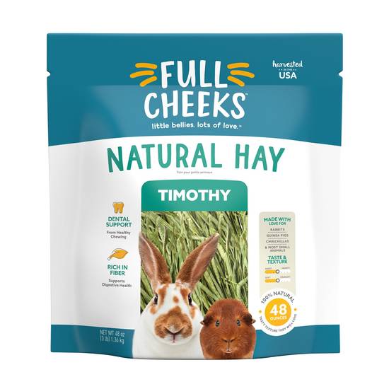 Full Cheeks™ Natural Timothy Hay (Size: 48 Oz)