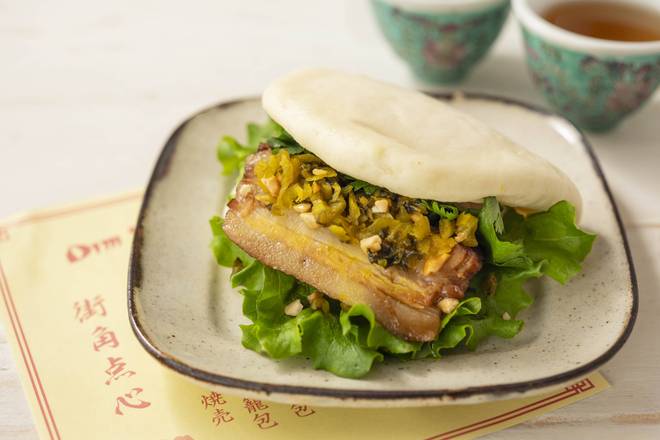 台湾バーガー　角煮 Taiwanese Burger [Braised Pork Belly]