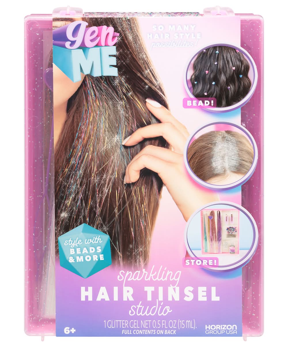 GenMe Sparkling Hair Tinsel Studio Ages 6+ (0.5 fl oz)