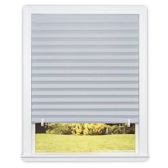 Redi Shade 36-Inch x 72-Inch Room Darkening Cordless Paper Window Shade in Dark Grey
