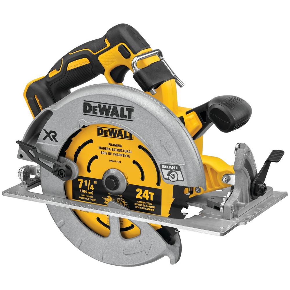 DEWALT XR Power Detect 20-volt Max 7-1/4-in Cordless Circular Saw (Bare Tool) | DCS574B