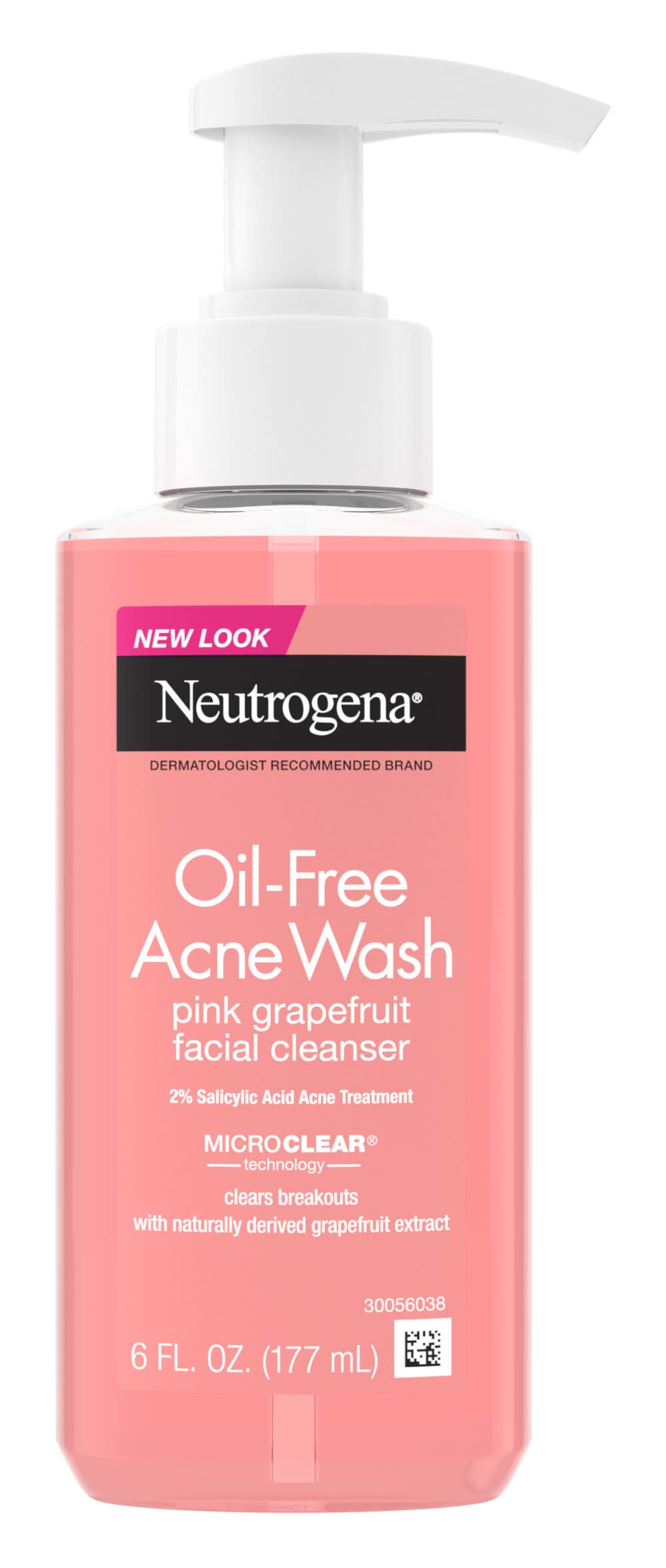 Neutrogena Oil-Free Pink Grapefruit Salicylic Acid Acne Wash (6 fl oz)