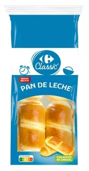 Pan de leche Carrefour Classic 350 g.