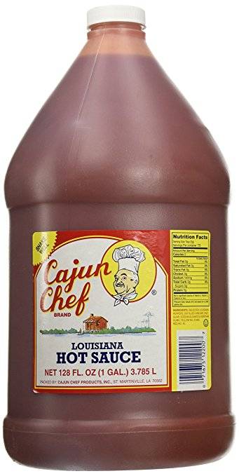 Cajun Chef- Hot Sauce - gallon Jug