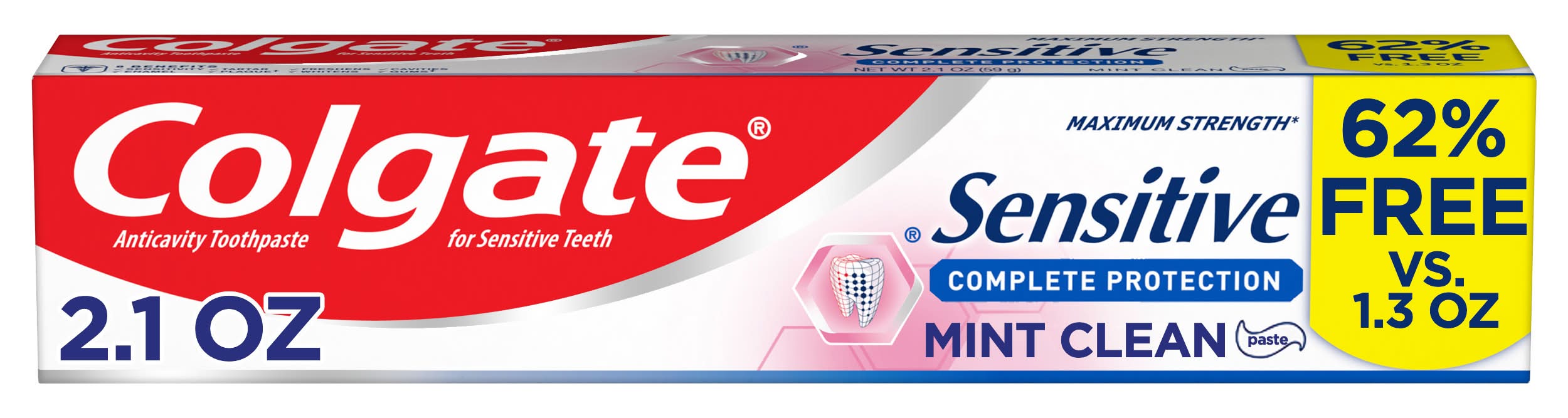 Colgate Maximum Strength Sensitive Complete Protection Toothpaste (2.1 oz)