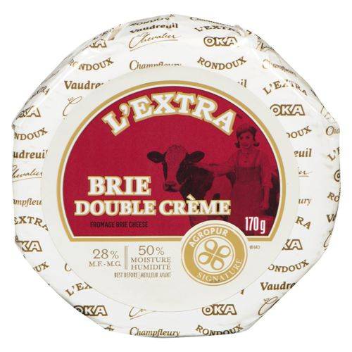 Agropur signature fromage brie double-crème - l'extra double cream brie cheese