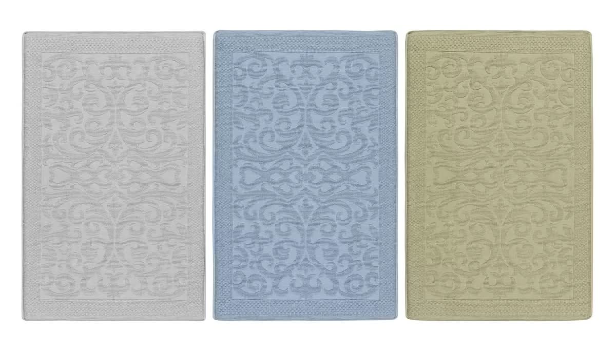 RIVIERA HOME コットンパイル メモリフォーム バスマット 60 X 90ｃm