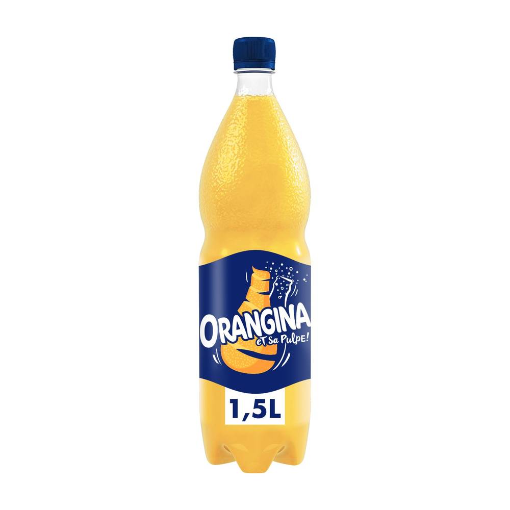 Soda à l'Orange avec sa Pulpe ORANGINA - la bouteille de 1,5L