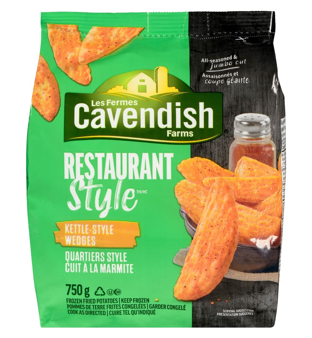 Cavendish Farms All Seasoned Kettle Style Wedges (750 g)