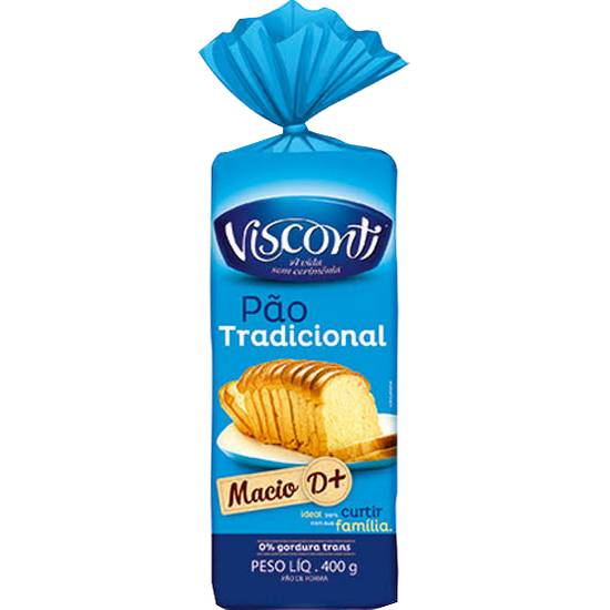 Visconti Pão de forma tradicional (400 g)