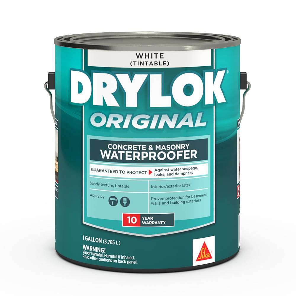 DRYLOK Original White Flat Solid Latex Interior/Exterior Waterproofer (1-Gallon) | 27513