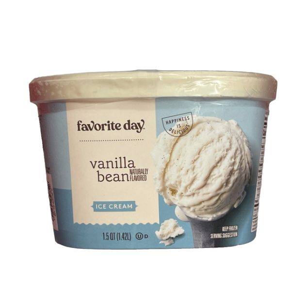 Favorite Day Ice Cream, Vanilla Bean (1.5 qt)