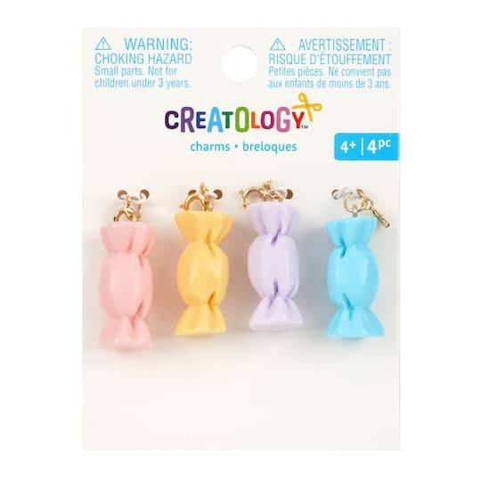 Creatology Wrapped Candy Charms, 1.06"X0.55", Assorted (4 ct)