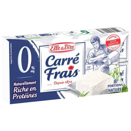 Elle & Vire - Carré frais fromage à tartiner nature