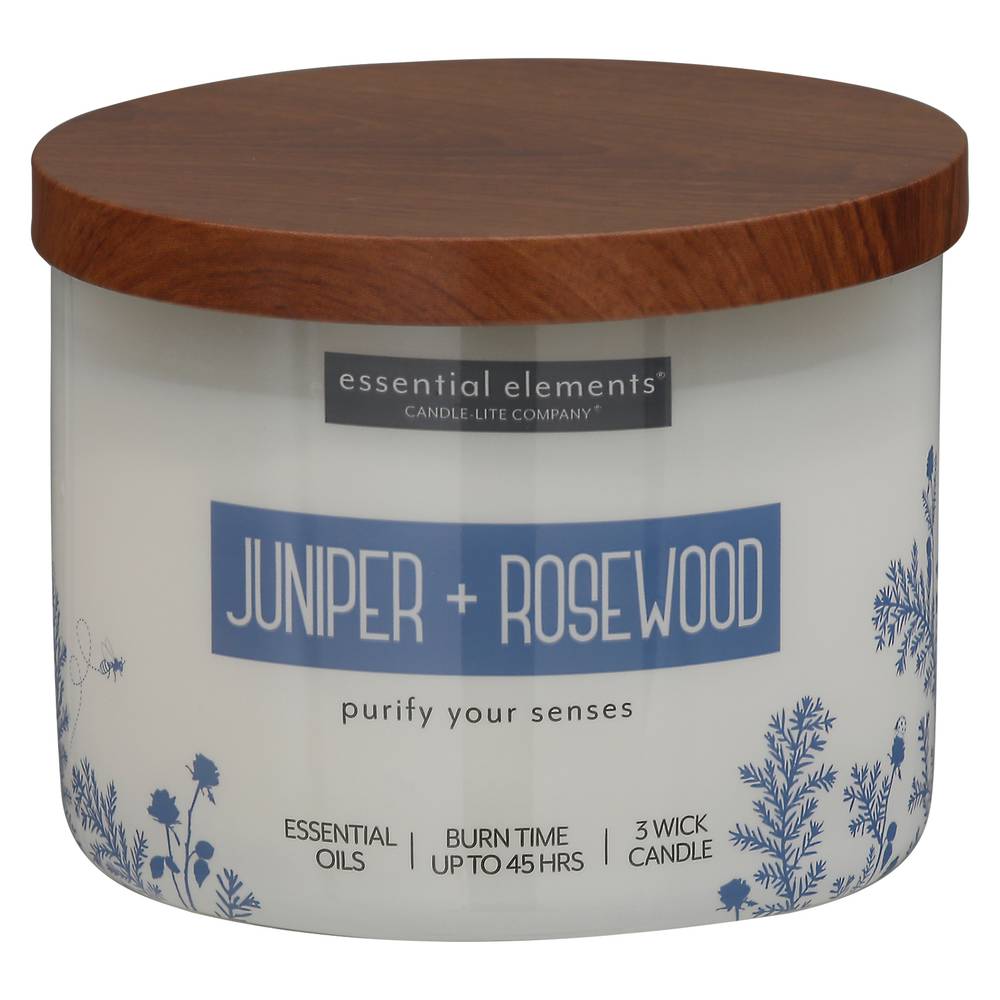 Essential Elements 3wck Juniper Rosewd (1 candle)