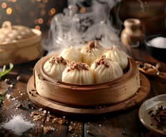 香港の中華点心まん　龍宮包子（パウズ） Hong Kong Chinese Dim Sum Buns - Dragon Palace Bao Zi　東武練馬店