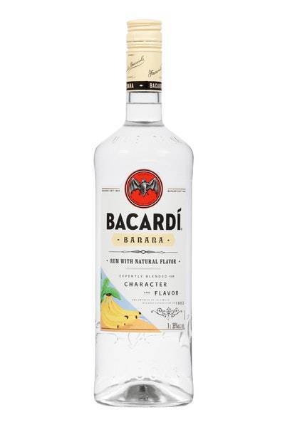 Bacardí Banana Flavored White Rum (1L bottle)