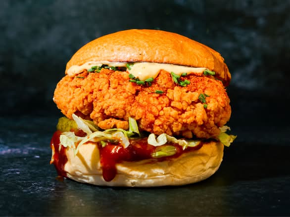 Cajun BBQ Chicken Burger