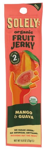 Solely Organic Mango & Guava Fruit Jerky