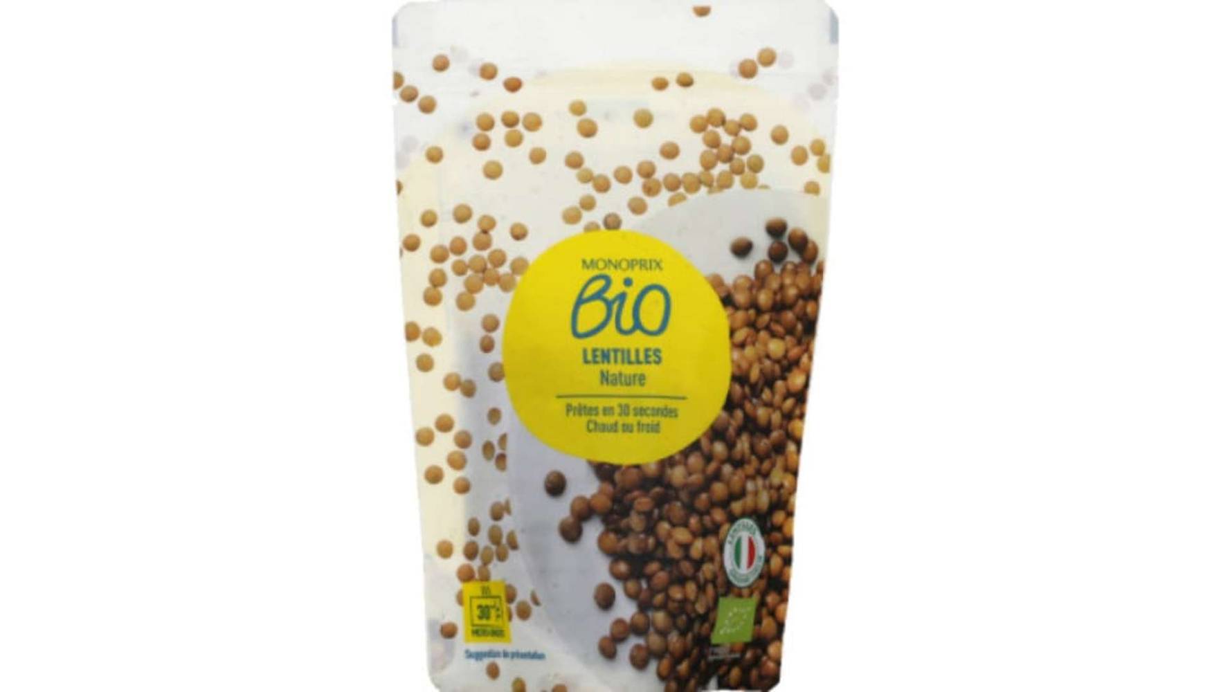 Monoprix Bio - Lentilles nature bio le sachet de 120 g