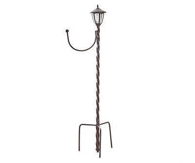 Wilson & Fisher Solar Light & Hose Rack Yard Stake