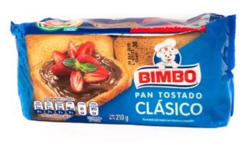 Bimbo · Pan tostado clásico (210 g)