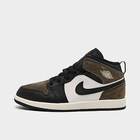 Little Kids' Air Jordan Retro 1 Mid Casual Shoes (13.0)