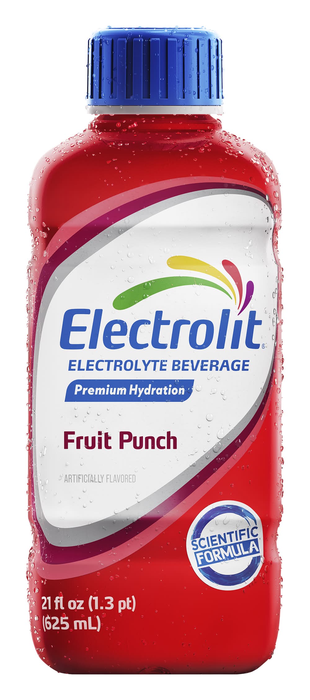 Electrolit Premium Hydration Electrolyte Beverage Drink, Fruit Punch (21 fl oz)