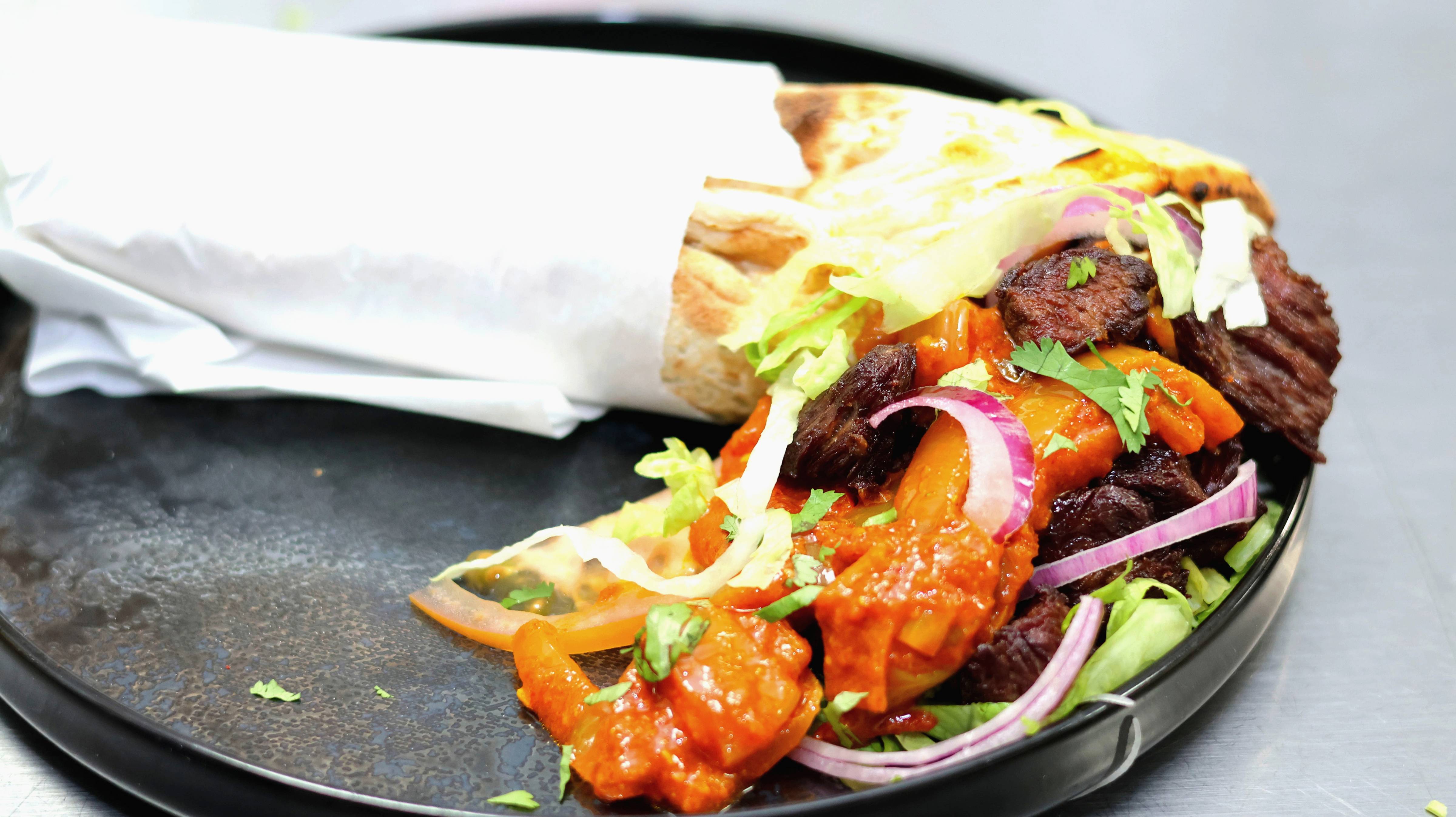 Bœuf Tikka Masala Tandoori Sandwich