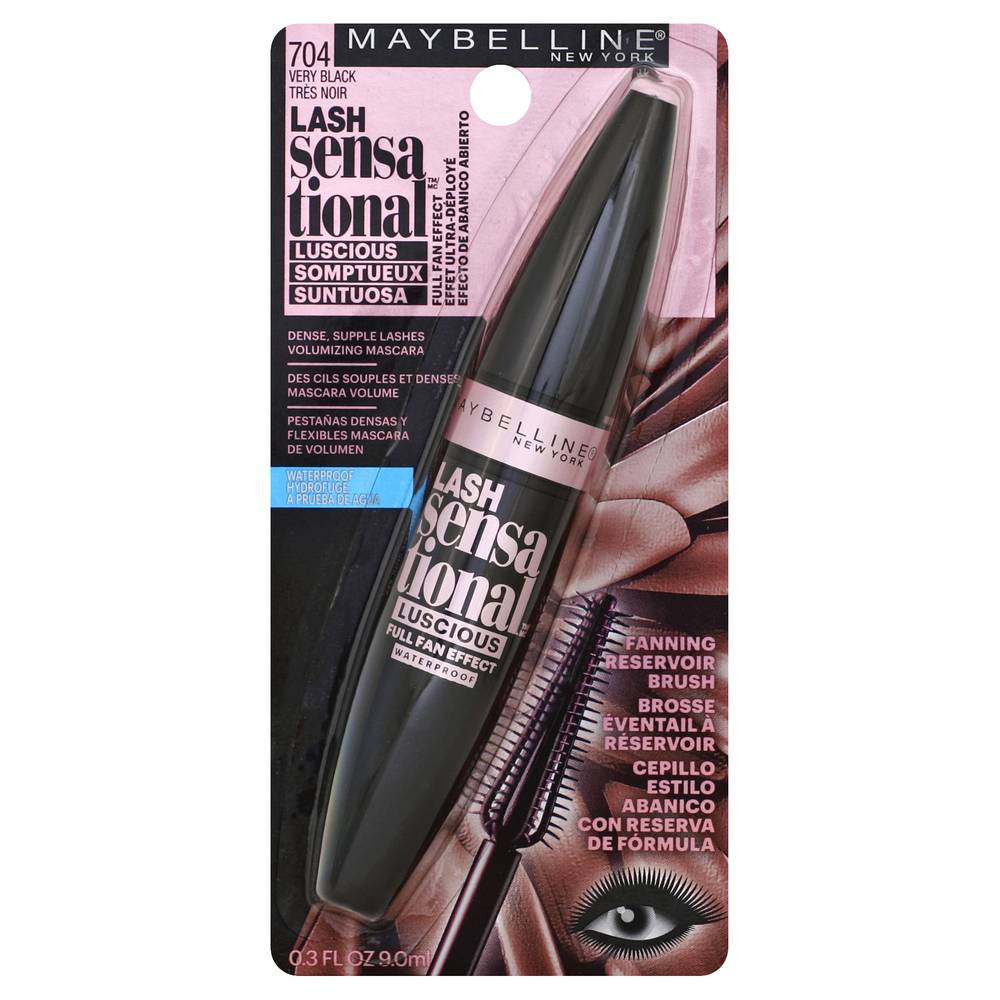 Maybelline Lash Sensational Luscious Mascara Very Black 704