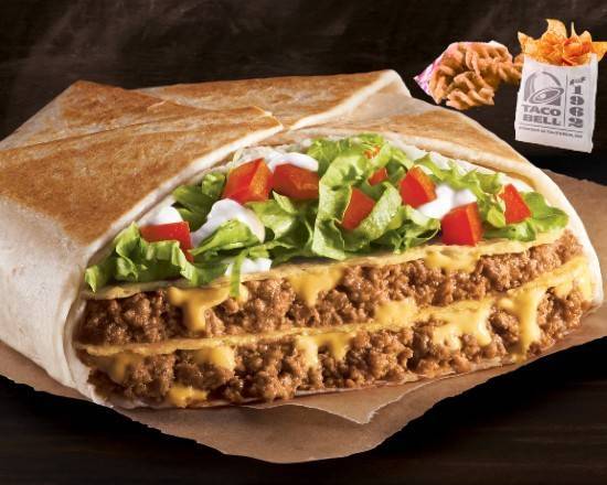 ダブルビーフクランチラップスプリーム コンボ Double Beef Crunchwrap Supreme Combo