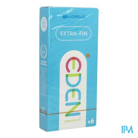 Eden Preservatif Gen Extra Fin 6 Préservatifs - identique - Vos références santé à petit prix