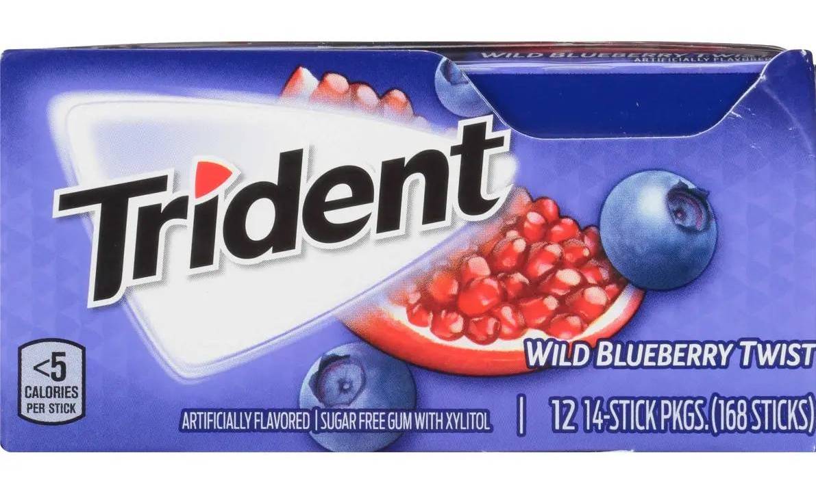 Trident Wild Blueberry Twist 14 Pcs