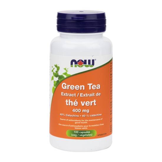 Now Green Tea Extract Capsules 400 mg (100 units)