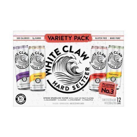 White Claw Hard Seltzer Variety 12 Pack 12oz Can