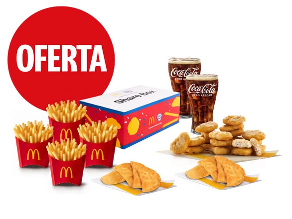 2 Share Box + 2 Bebidas grandes