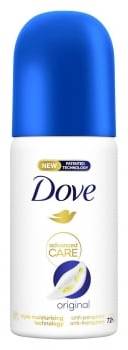 Desodorante roll-on antitranspirante original protección 72h Advanced Care Dove 35 ml.