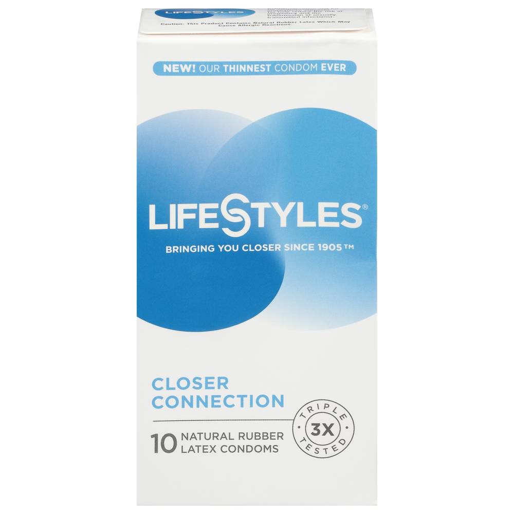 Lifestyles Closer Connection Natural Rubber Latex Condoms