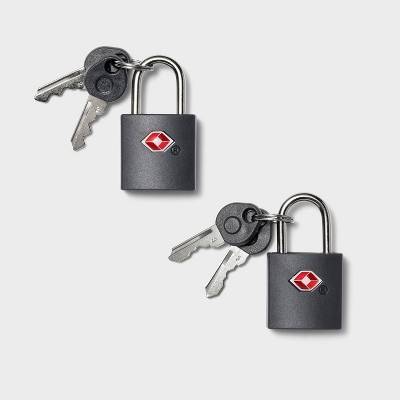 Open Story Key Luggage Lock ( gray) (2 ct)